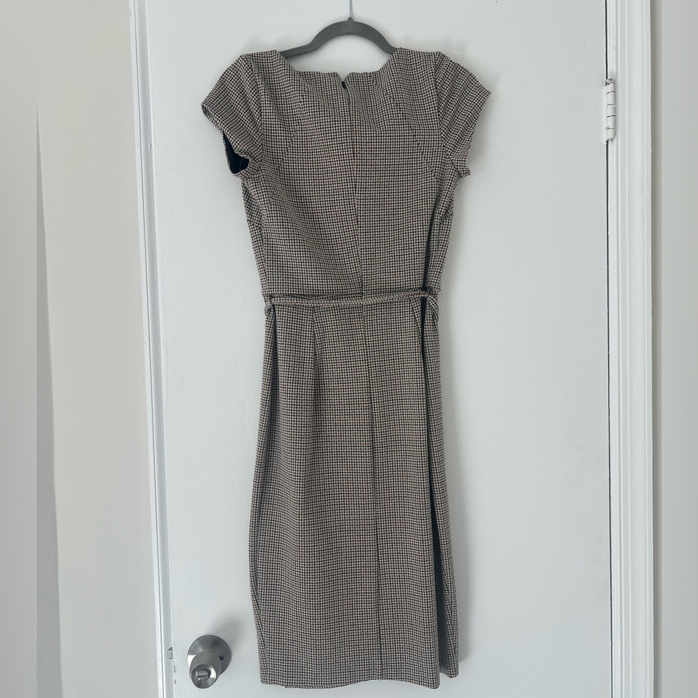 Express Plaid Patterned Small Dress - Picture 2 of 3